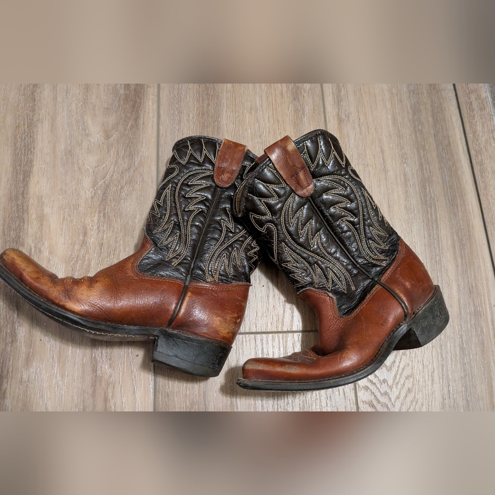 Made In USA Kids Texas Brand Cowboy Boots
